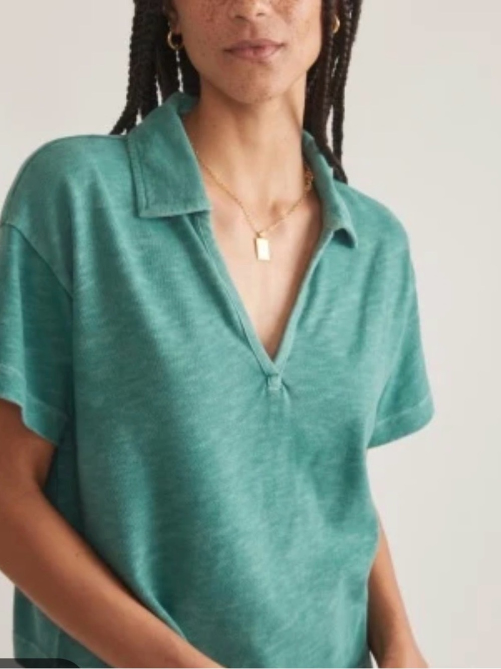 Marine Layer Vintage Slub Polo Tee